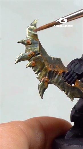 Angel GiraldeZ on Instagram: "I’ve uploaded a new video to the channel about how to paint weapons using True Metallic Metal. It’s a basic-level tutorial so everyone can follow the steps 😊 #paintingminiatures #warhammercommunity #miniatures #paintingwarhammer40k #miniaturespainting"