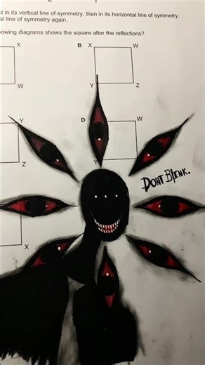 Day 12 of HAUNTING MY MATH TEACHER #scary #shortsviral #creepydrawing #horror