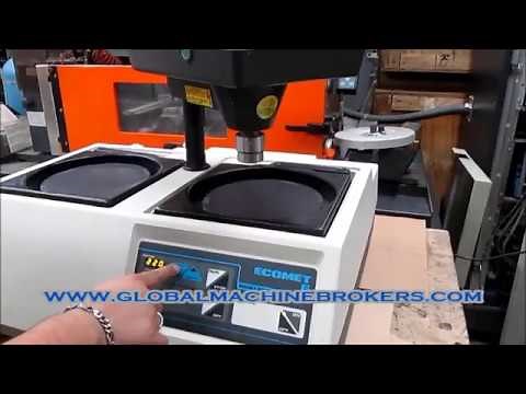 Buehler Ecomet 6 Vari Speed Grinder/Polisher W/ Automet 3 Power Head 120V 1Ph Mint