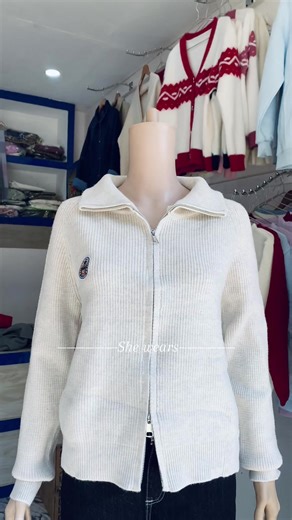 Stylish Double Zip Sweater Available Now