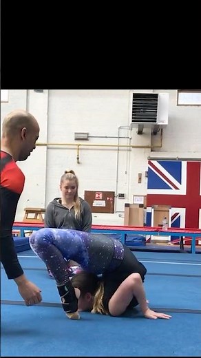 Contortion Progression: Independent Rotation to Chest Stand Roll-Through #shorts