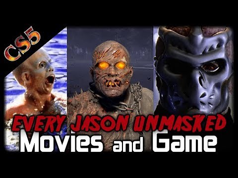 EVERY JASON UNMASKED (1980 - 2017) | MOVIES and GAME | Friday the 13th