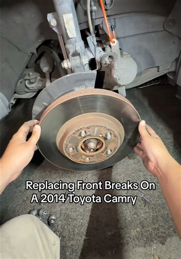 Replacing Front Brakes on a 2014 Toyota Camry