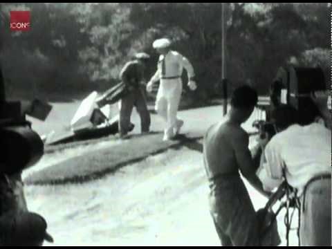 W.C. Fields showing his talent for golfing and lying