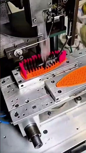 Automated Hairbrush Manufacturing Process for Inserting Bristles with Speed and Precision