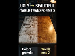 Beautiful Restoration of an Ugly Table | Amazing Transformation 🪵✨