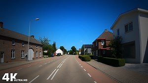 Scenic Drive in South Limburg – Dutch Mountains, Netherlands (4K)