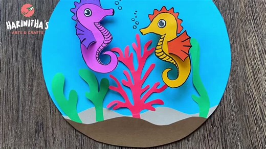 Creative Sea Animal Paper Crafts for Kids