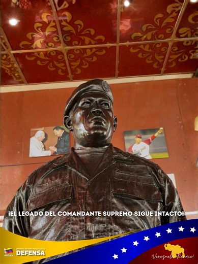 🇻🇪 ¡El legado del Comandante Supremo sigue intacto! Desde la cuna de la Revolución Bolivariana, la casa de los sueños azules, la Academia Militar del Ejército Bolivariano (AMEJB), el GJ. Gustavo González López, asiste a Ceremonia para honrar la memoria y el legado transformador del Comandante Supremo, Hugo Rafael Chávez Frías. Su amor y entrega absoluta viven en el corazón de cada soldado de la Patria.