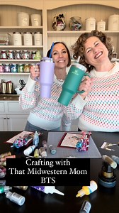 105K views · 3.7K reactions | Uffda - well that was a hoot! Here’s a little BTS with my friend That Midwestern Mom by the end of our project, Amber had the tape runner mastered… pretty much藍 Valentines Day Craft video will be up tomorrow - stay tuned my friends  #minnesotagirls #craftideas #chickens #friendship | Small Town Me | Facebook