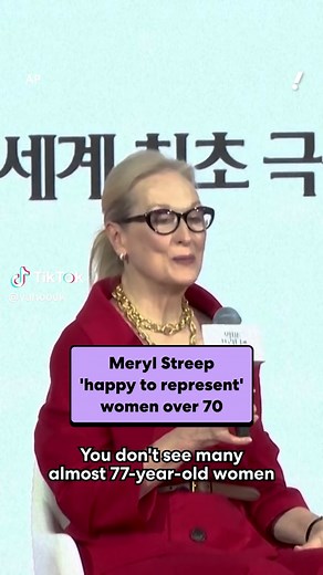 Meryl Streep on Representing Women Over 70