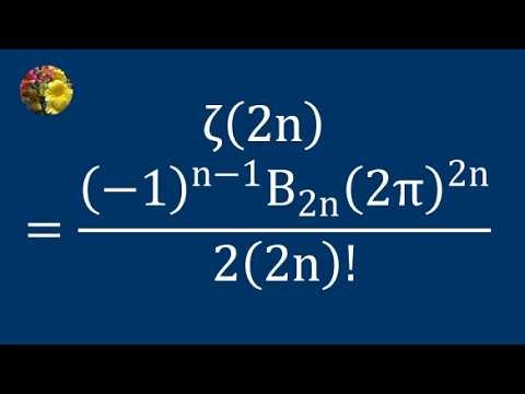 The Beautiful Link Between ζ(2n) and Bernoulli Numbers