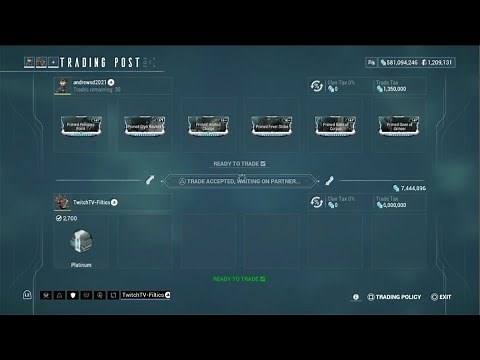 How I Earned 3,000+ Platinum Fast with This ONE Trick! | Warframe Trading Guide (PS4, LR4) #gaming