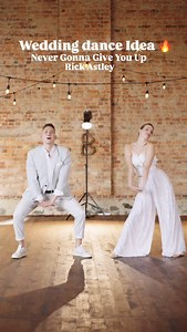 Wedding Dance Tutorials on Instagram: "Rick Astley and his iconic „Never Gonna Give You Up” at a wedding? We’ve got a fresh idea for your wedding dance and some fun for your guests on the dance floor! 🕺🏼🥳 How do you like this proposal? You can find the full choreography on our YouTube channel 🎬 Online tutorial step-by-step available on the website. (Link in bio) 🎵 …Never gonna give you up Never gonna let you down Never gonna run around and desert you Never gonna make you cry Never gonna say