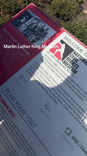 Good history! Took a trip to Memphis, Tennessee & visited the Martin Luther King Museum, here’s only a few clips I took, but it’s was so nice. #martinlutherkingmuseum #memphistn #smallcontentcreators #civilrights #historytiktok