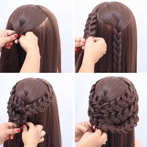 Garba Style Ponytail Hairstyle. | Star Beauty & Fashion