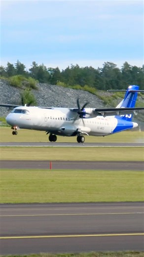 SAS ATR 72-600 (SE-MKD) arriving into Stockholm (ARN) from Ronneby (RNB).