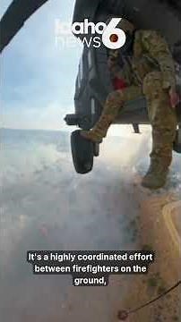 Idaho National Guard helps fight the Big Grass Fire