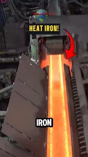 Red Hot Steel Rolling I Beam Factory! #shorts