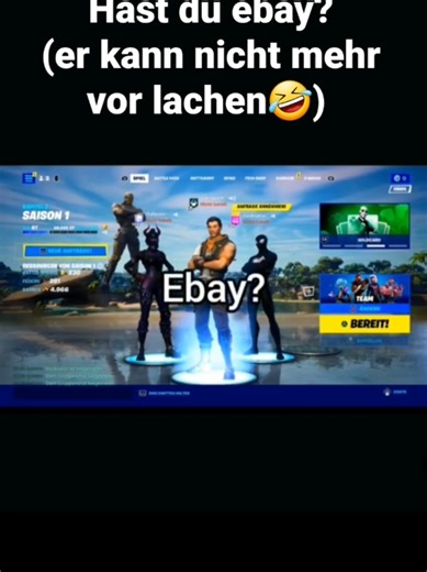 Ebay Fragen und Lachflashs beim Fortnite Spielen