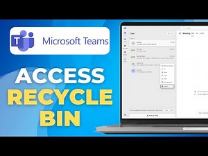 How to Access Microsoft Teams Recycle Bin Deleted Items