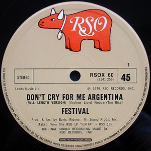 Festival - Don't Cry For Me Argentina