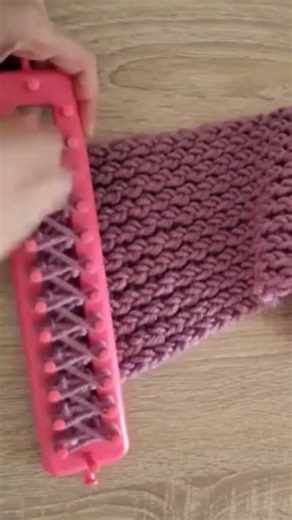 knitting loom for beginners step by step #knitting #crochet #scarf