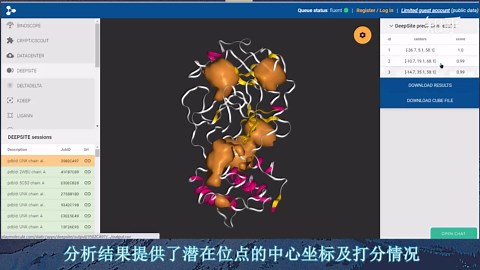 配体结合位点预测的在线工具--DeepSite