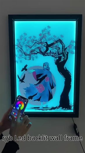 RGB Poster Frame Customized 16x24 Led Color Backlit Light Box Premium Snap Illuminating Picture Frame Light Box