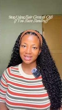 Stop using hair growth oils #dandruff #dandrufftreatment