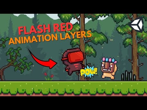 How to Make a Sprite Flash Red in Unity