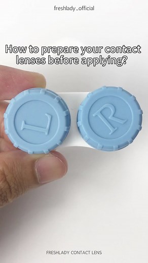 How to prepare your contact lenses before applying?#contactlenses #coloredcontacts #knowledge #tips #foryou #fyp