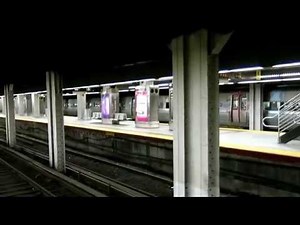 Boarding M7 train at LIRR Atlantic Terminal, Brooklyn, NYC