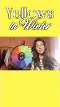 What yellow is in the True Winter palette?
