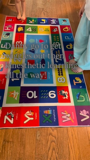 EmilyM on Instagram: "✨ Learning doesn’t have to mean sitting still. ✨ This is kinesthetic learning — when kids learn best by moving their bodies,building, jumping, and doing. Some kids think with their hands. Some kids learn while they wiggle. Some kids need movement to focus. And that’s not a problem — that’s a learning style. 💛 In our homeschool, movement is learning. #homeschool #kinesthetic @dannygo_official"