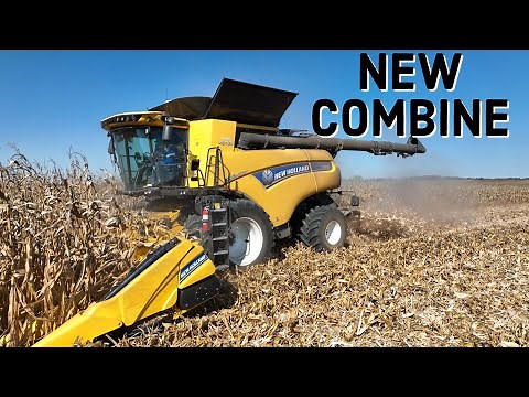 We have a Brand New New Holland Combine on the Farm