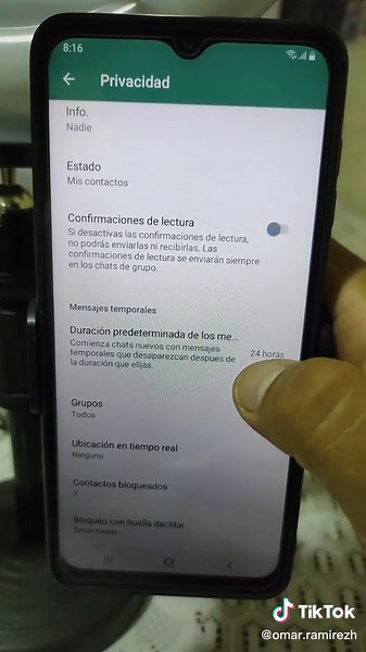 Cómo activar el modo reloj en WhatsApp