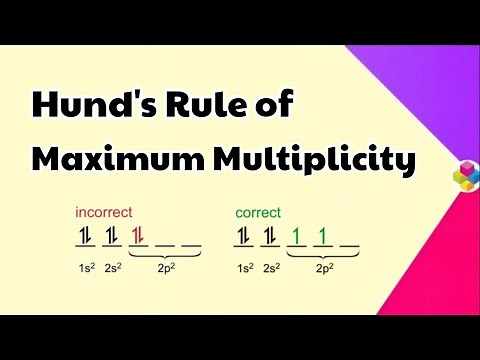 Hund's Rule of Maximum Multiplicity | Structure of Atom | Class 11th & 12th | Science