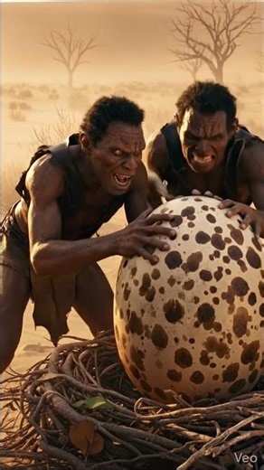 "4.5 million years ago a big Bird and the Primitive Man to fight"#primitive #prehistoriclife