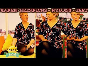 Karen Heinrichs FullHD Feet Nylons Pantyhose Collant Strumpfhose Pantimedias Tights on Sat 1