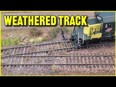 5 Simple methods to weather model railroad track