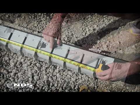 Installing NDS 5" Pro Series Channel - Drainage Solutions, Inc.
