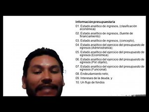 Estados Financieros (Contabilidad Gubernamental) Video 2