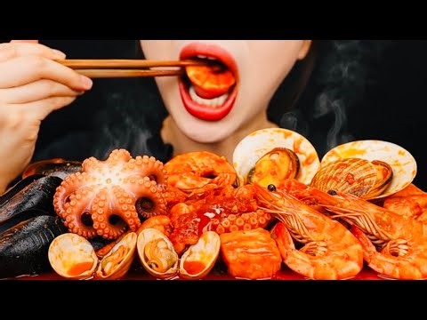 Sizzling Spicy Foods ASMR 🌶️ | Cozy Mukbang Eating Sounds & Satisfying Crunch