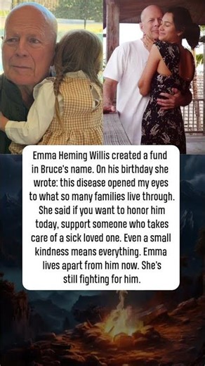 🕊️ EMMA HEMING WILLIS ASKED THE WORLD TO LOOK AT THE CAREGIVERS