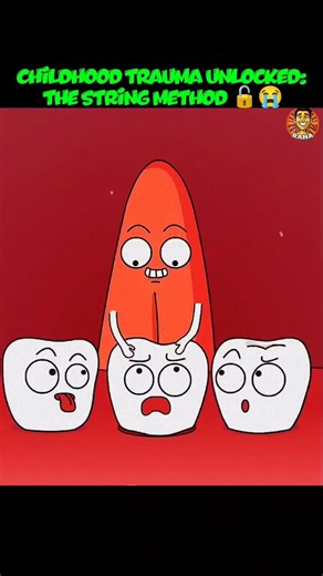 🦷 The "String Method" Childhood Trauma Unlocked! 😂 #shorts