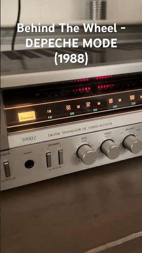 BehindTheWheel(DM)#depechemode#electronicmusic#80smusic#sansui#audiophile#5900z