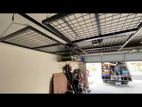 Queen Creek Garage Upgrade | Two Motorized Ceiling Lifts in Action
