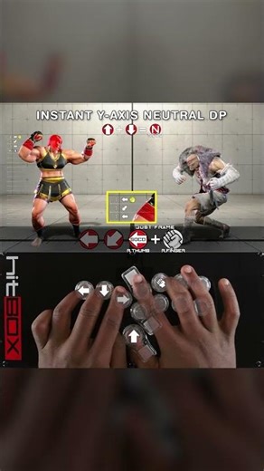 #EveryFrameCounts: Instant Dragon Punch (Both Sides) #HitBox #HowToHitBox #SF6 #スト6 #Leverless #SOCD