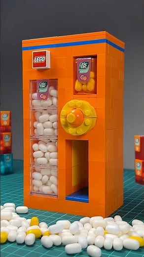 Working Lego Vending Machine with Safe #lego